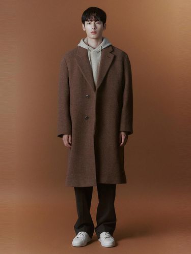 Pure wool overfit half-double coat_ERCAW24731CMX - EPIGRAM - Modalova