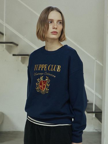 FLAG SWEATSHIRT_NAVY - YUPPE - Modalova