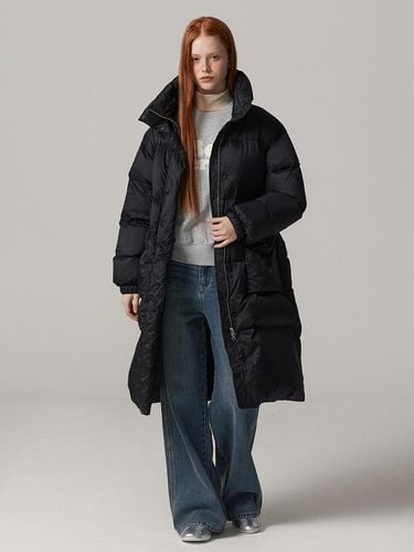 High-Neck Belted Long Down Padded Jacket - bensherman - Modalova