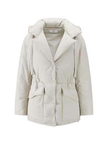 Hooded Detachable Premium Down Jacket [Beige] (BE_C244PSG825) - CC collect - Modalova