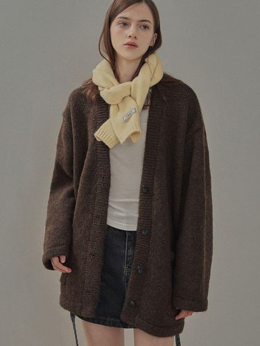 Tender Oversized-Fit Wool Knit Cardigan - TWEE - Modalova