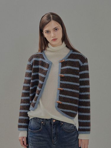 Mulan Stripe Contrast Cardigan - TWEE - Modalova