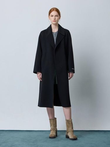 Belted Handmade Wool-Cashmere Long Coat (BK_C244MSG169) - CC collect - Modalova