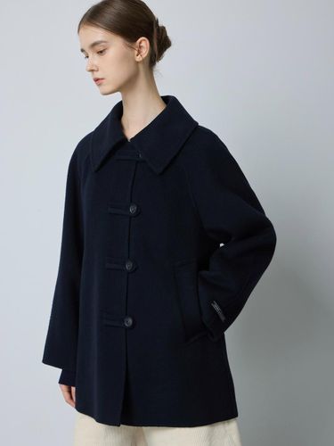 Bijou Decorated Wool Cashmere Half Coat (DN_C244MSG522) - CC collect - Modalova