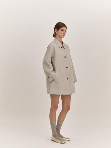 Single Half Trench Coat (Khaki) - THE RYE - Modalova