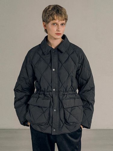 Exclusive] down Quilting Hunting Jacket_black - Siyazu - Modalova