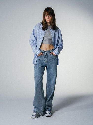 Natural denim pants blue OE3AL20122 - YUTHENTIC - Modalova