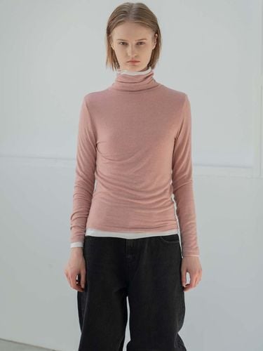 Ecovero Wool Turtleneck Basic T-shirt [] - MORCEAU PAR MORCEAU - Modalova