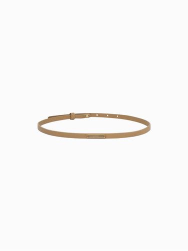 Grace Slim Leather Belt (Brown) - GRACE U - Modalova