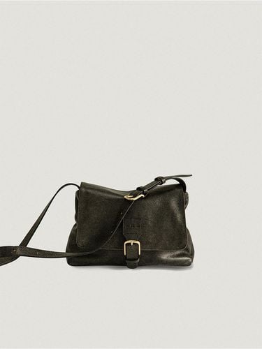 Vintage Distressed Leather Mama's Bag [Vandyke Brown] - TU ET TOI - Modalova