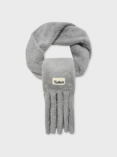 Buccle muffler gray - FALLETT - Modalova