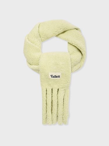 Boucl Knit Muffler [Green] - FALLETT - Modalova