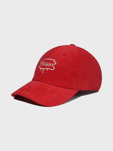 Brush Logo Ball Cap Red - FALLETT - Modalova