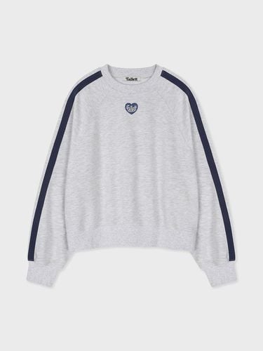 Heart Logo Sweatshirt [Light Grey] - FALLETT - Modalova