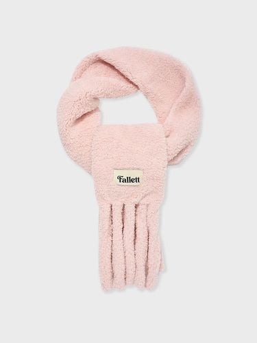 Boucl Warm Muffler [Pink] - FALLETT - Modalova