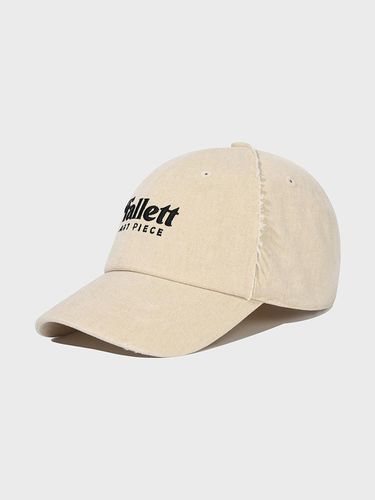 Distressed Ball Cap [Beige] - FALLETT - Modalova