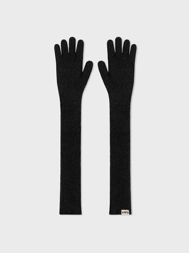 Long Charcoal Gloves - FALLETT - Modalova