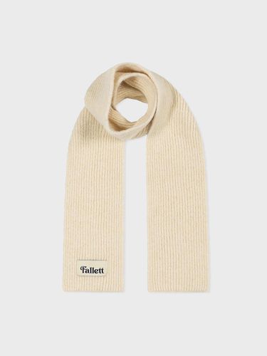 Wool muffler beige - FALLETT - Modalova