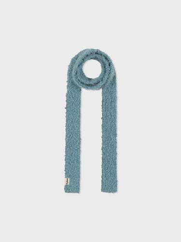 Popcorn Skinny Muffler [Green] - FALLETT - Modalova