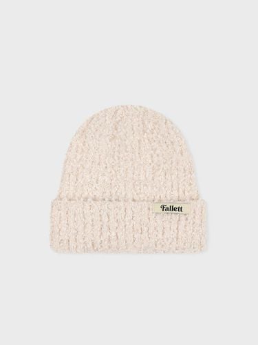 Pop knit beanie beige - FALLETT - Modalova