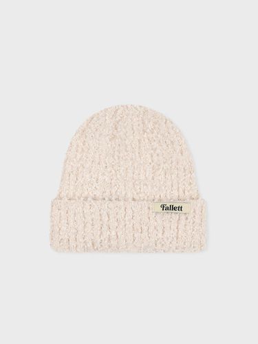 Popcorn Knit Beanie [WHITE] - FALLETT - Modalova