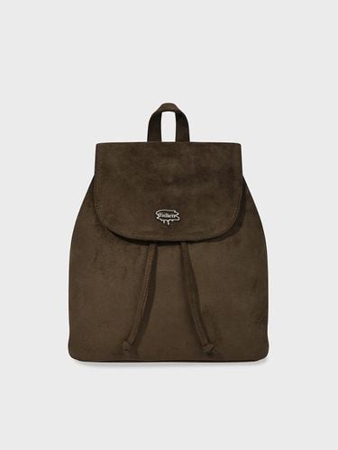 Suede Small Backpack [Brown] - FALLETT - Modalova