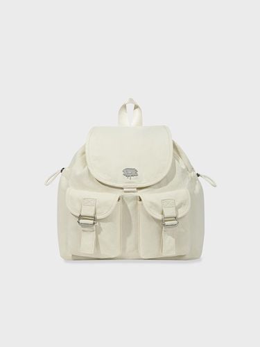 Double-Pocket Small Backpack beige - FALLETT - Modalova