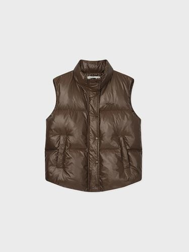 Story Logo Padded Vest [BROWN] - FALLETT - Modalova