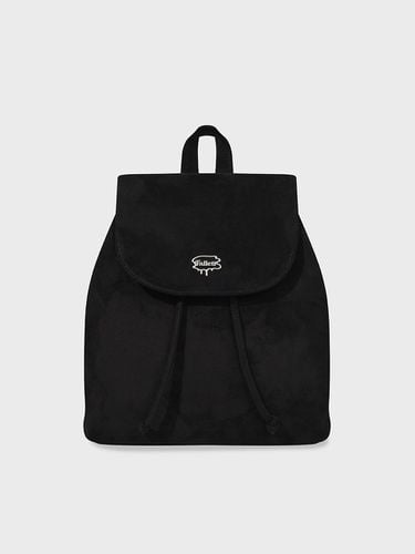 Suede Small Backpack [Black] - FALLETT - Modalova