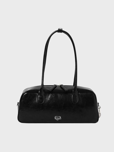 Vegan Leather Baguette Bag [Black] - FALLETT - Modalova