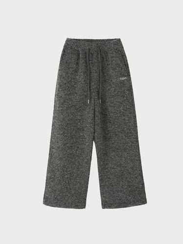 Fleece Two-Way Elastic Banding Pants [Gray] - FALLETT - Modalova