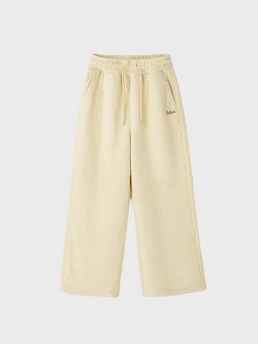 Fleece Two-Way Elastic Banding Pants [Beige] - FALLETT - Modalova