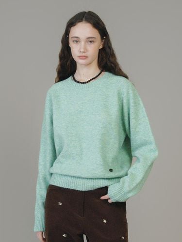 Cozy Wool Blend Regular Fit Sweater [Mist Green] - ANEDIT - Modalova