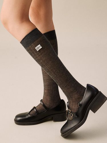 Merino Wool Mid-Length Knee Socks [] - COQUET - Modalova