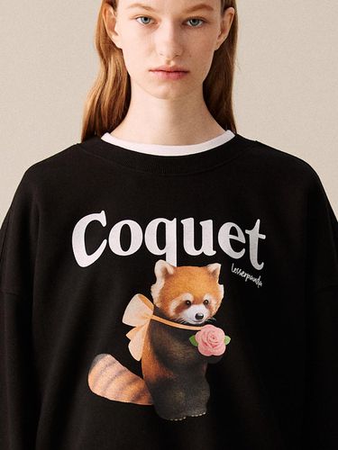 OVER - FIT] THE PROPOSAL LESSER PANDA SWEATSHIRT - COQUET - Modalova