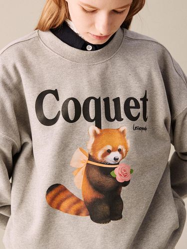 OVER - FIT] THE PROPOSAL LESSER PANDA SWEATSHIRT - COQUET - Modalova