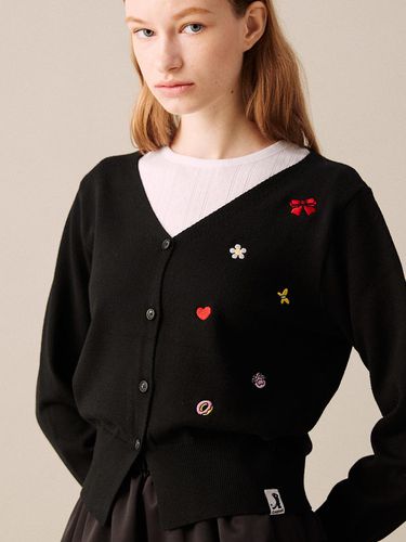 Needlework Objet Free-size Knit Cardigan [] - COQUET - Modalova