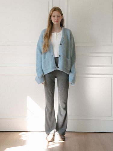 Soft Ribbed Knit Pants_2 Colors - lettera - Modalova