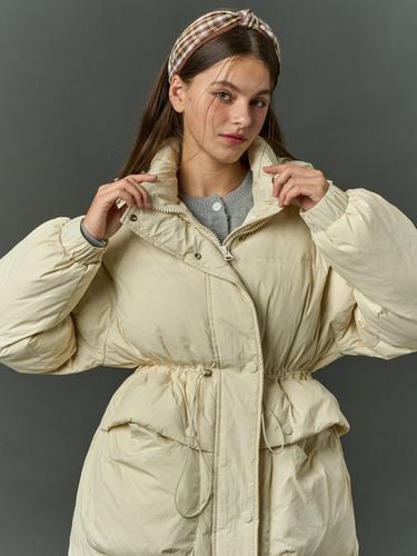 CP] Balloon Winter down Long Padded Jacket [beige - CITYPOPZ - Modalova