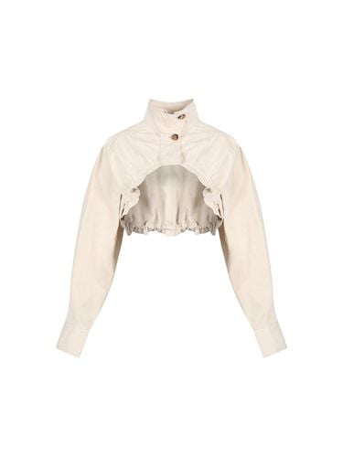 CROPPED TRENCH BOLERO BEIGE - YCH - Modalova