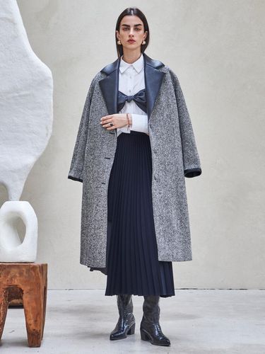 OVERSIZED SINGLE COAT_BLACK - Maison de Ines - Modalova