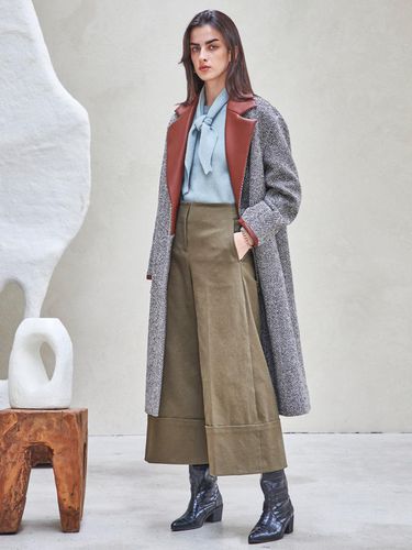 OVERSIZED SINGLE COAT_BROWN - Maison de Ines - Modalova