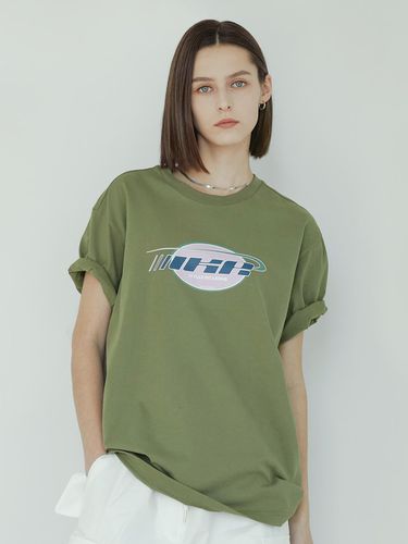 LOGO PRINTING OVERSIZED HALF SLEEVE T - SHIRTS - Ihr - Modalova