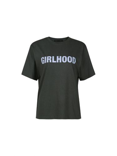 GIRLHOOD LOGO COTTON JERSEY T SHIRT () - YCH - Modalova