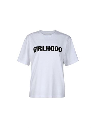 GIRLHOOD LOGO COTTON JERSEY T SHIRT () - YCH - Modalova