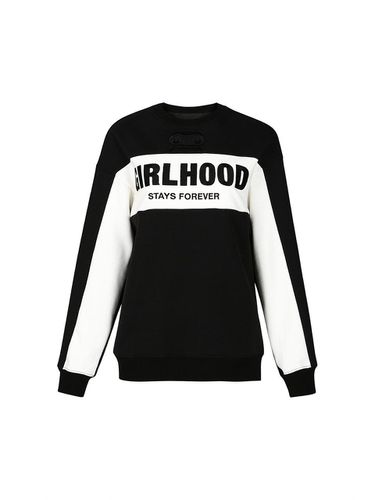 GIRLHOOD PRINT SWEATSHIRT (BLACK) - YCH - Modalova