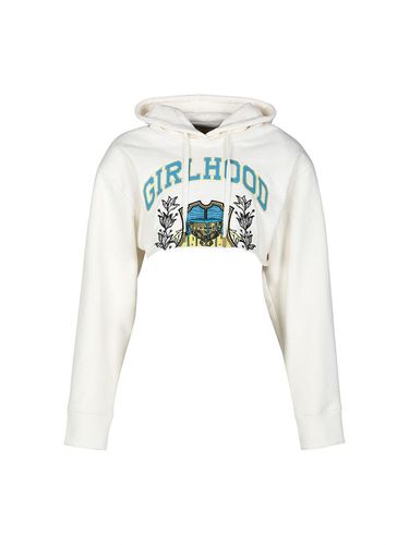 GIRLHOOD PRINT HOODED SWEATSHIRT () - YCH - Modalova