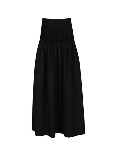 PLEATED FLARE LONG LINE SKIRT () - YCH - Modalova