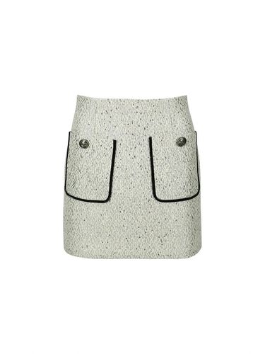 PATCH POCKET TWEED MINI SKIRT () - YCH - Modalova