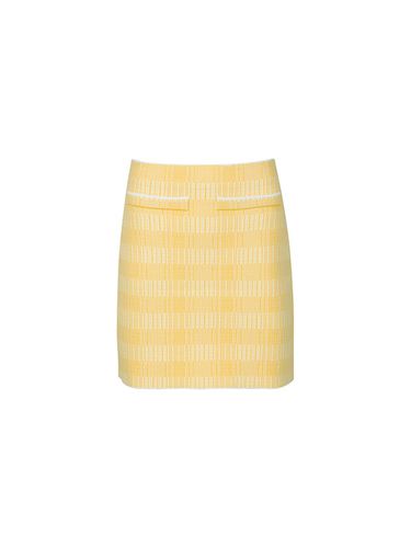 PATCH POCKET RIBBED KNIT MINI SKIRT () - YCH - Modalova